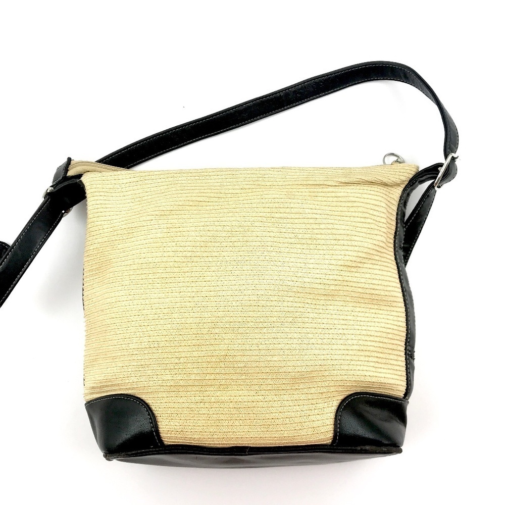 Tan Woven Handbag